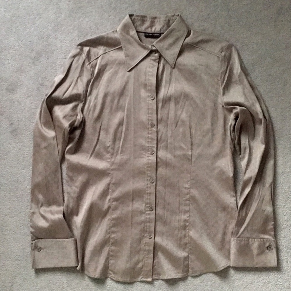 New York & Company Stretch Shirt NEW